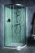 Душевой уголок Jacob Delafon Serenity 80x80 E14R80-GA профиль Хром стекло прозрачное-3