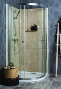 Душевой уголок Jacob Delafon Serenity 80x80 E14R80-GA профиль Хром стекло прозрачное-5