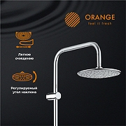 Душевая система Orange S05cr Хром-5