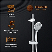 Душевая система Orange S05cr Хром-6