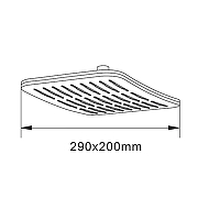 Верхний душ Orange S10TS Хром-5