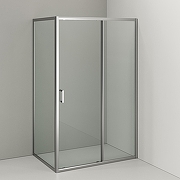 Душевой уголок Orange 120x80 E23-12080TCR профиль Хром стекло прозрачное-5