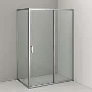 Душевой уголок Orange 130x80 E23-13080TCR профиль Хром стекло прозрачное-3