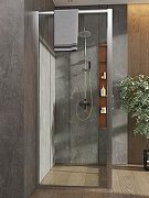 Душевой уголок Orange 130x80 E23-13080TCR профиль Хром стекло прозрачное-2