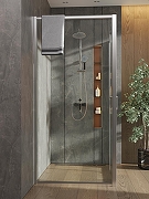 Душевой уголок Orange 120x90 E23-12090TCR профиль Хром стекло прозрачное-2