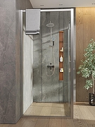 Душевой уголок Orange 140x90 E23-14090TCR профиль Хром стекло прозрачное-2