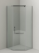 Душевой уголок Agger 90x90 A03-090TCR/G профиль Хром стекло прозрачное-3