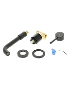 Смеситель для раковины Orange Karl M05-722b Черный-11