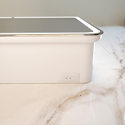 Зеркальный шкаф STWORKI Ольборг 80 МВК079 с подсветкой цвет Белый-10