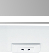 Зеркальный шкаф STWORKI Ольборг 80 МВК079 с подсветкой цвет Белый-23