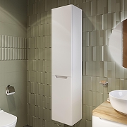 Шкаф пенал STWORKI Берген 33 Бер.04.150/P/W подвесной цвет Белый-5