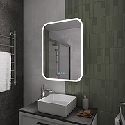 Зеркальный шкаф STWORKI Алта 60 R LED-00002579 с подсветкой цвет Белый-3