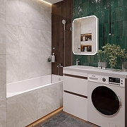 Зеркальный шкаф STWORKI Алта 60 R LED-00002579 с подсветкой цвет Белый-18