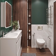 Зеркальный шкаф STWORKI Алта 60 R LED-00002579 с подсветкой цвет Белый-19