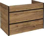 Тумба с раковиной STWORKI Гриндстед 80 TR-582058 подвесная цвет Дуб таксония-7