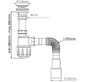 Тумба с раковиной STWORKI Гриндстед 80 TR-607632 подвесная цвет Антрацит матовый Дуб таксония-19
