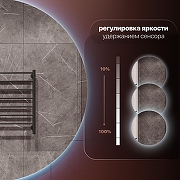Зеркало STWORKI Тронхейм 100 LED-00002873 с подсветкой с сенсорным выключателем-2