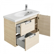 Тумба под раковину Roca Etna 80 7857301445 подвесная цвет Дуб верона-1