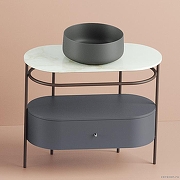 Консоль под раковину Artceram Flair 4.0 95 ACA06856 цвет Moka