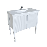 Тумба с раковиной SanVit Амадей 80 kamad080 цвет Белый-1