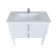 Тумба с раковиной SanVit Амадей 100 kamad100 цвет Белый-2