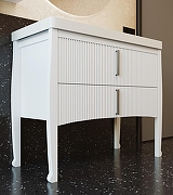 Тумба с раковиной SanVit Амадей 100 kamad100 цвет Белый-8