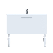 Тумба с раковиной SanVit Турин-1 100 k1100 подвесная цвет Белый-5