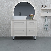 Тумба с раковиной SanVit Ричмонд 100 L krich100L цвет Белый