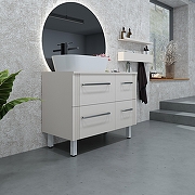 Тумба с раковиной SanVit Ричмонд 100 L krich100L цвет Белый-2