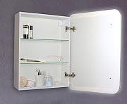 Зеркальный шкаф Silver Mirrors Фиджи 50 R LED-00002361 с подсветкой цвет Белый-5