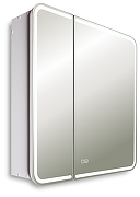Зеркальный шкаф Silver Mirrors Alliance 80 LED-00002920 с подсветкой цвет Белый