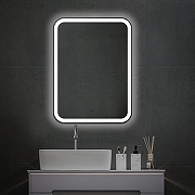Зеркало Silver Mirrors Мальта 60 LED-00002703 с подсветкой с бесконтактным выключателем-1