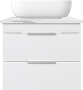 Тумба с раковиной STWORKI Копенгаген 60 подвесная цвет Белый глянцевый-5