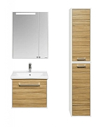 Тумба под раковину Aquaton Мерида 60 1A232401MFBF0 подвесная цвет Белый Эбони светлый-1