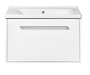 Тумба под раковину Aquaton Мерида 80 1A232501MF010 подвесная цвет Белый глянец