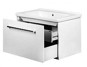 Тумба под раковину Aquaton Мерида 80 1A232501MF010 подвесная цвет Белый глянец-4