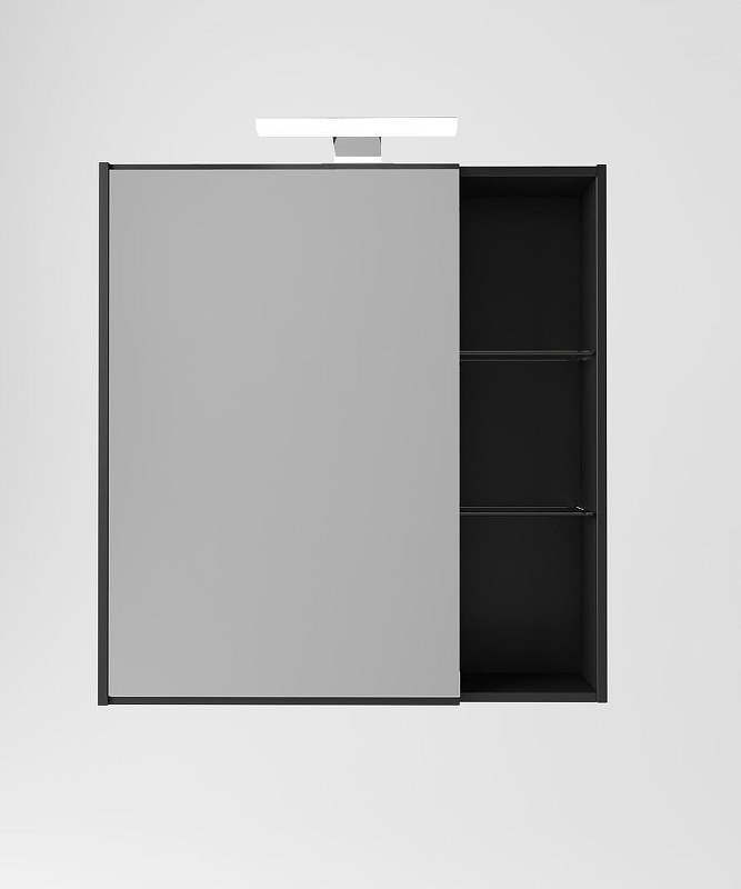 Зеркальный шкаф Aquaton Амели 80 L 1A262602AE820 с подсветкой 