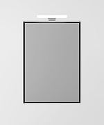 Зеркальный шкаф Aquaton Амели 60 L 1A262802AE820 с подсветкой цвет Антрацит