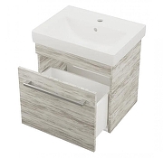 Тумба под раковину Aquaton Поль 50 1A263701PF3A0 подвесная цвет Артвуд темный-1