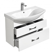 Тумба под раковину Aquaton Адель 80 1A193801AF010 подвесная цвет Белый глянец-2