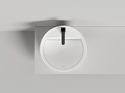 Раковина накладная Salini Armonia Round Top 03 45 130413TG цвет Белый-4