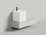 Раковина накладная Salini Armonia Square Top 03 45 130513TG цвет Белый-2