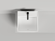 Раковина накладная Salini Armonia Square Top 03 45 130513TG цвет Белый-4