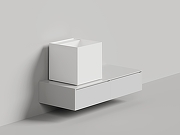 Раковина накладная Salini Armonia Square Top 03 45 130513TG цвет Белый-6