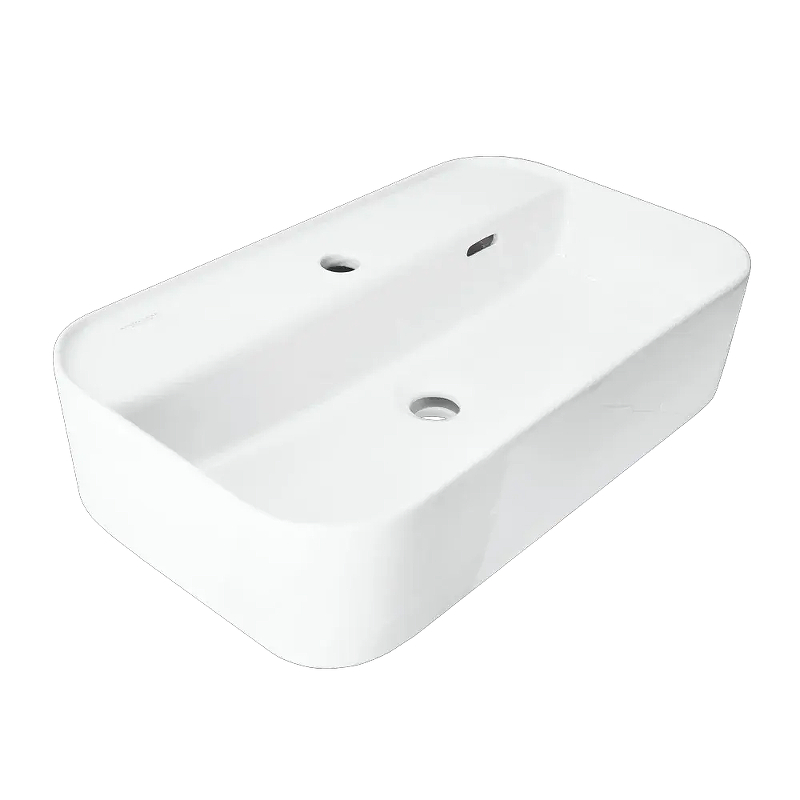 Раковина накладная Sanita Luxe Infinity Shelf 60 WB.CT/Infinity/60-C.Shelf/WHT.G/S1 