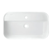 Раковина накладная Sanita Luxe Infinity Shelf 60 WB.CT/Infinity/60-C.Shelf/WHT.G/S1 цвет Белый-1