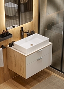 Раковина-чаша Sanita Luxe Novel Slim 60 WB.CT/Novel/60-N.Slim/WHT.G/S1 цвет Белый-3