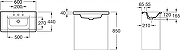 Раковина Roca The Gap Unik 60 7327472000 цвет Белый-5
