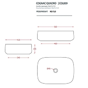 Раковина-чаша Artceram Cognac 56 COL009 15 34 цвет Grigio oliva-1