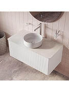 Столешница под раковину Iddis Optima Home 100 OPH10W0i89 цвет Светло-серый бетон-2